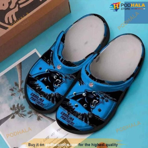 Carolina Panthers Crocband Croc Shoes