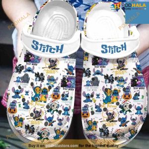 Cartoon Stitch Adults Kids Crocs Shoes Crocband Clog For Men Women