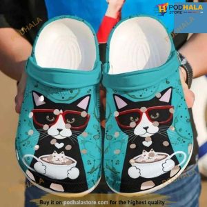 Cat Cappuccino Crocs Classic Clogs Shoes