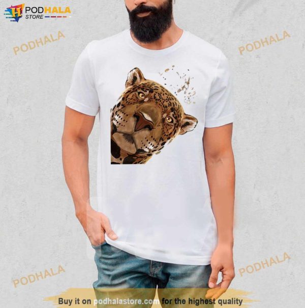 Cat Curious Jaguar Animal Shirt