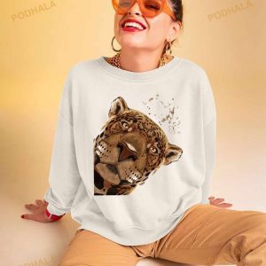 Cat Curious Jaguar Animal Shirt 3