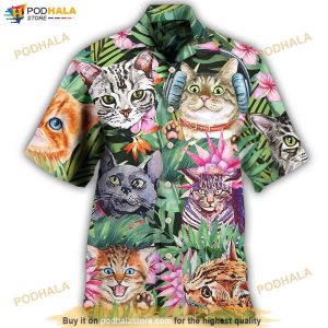 Cat Is Your Life Funny Hawaiian 3d Shirt Gift For Cat Lovers 2