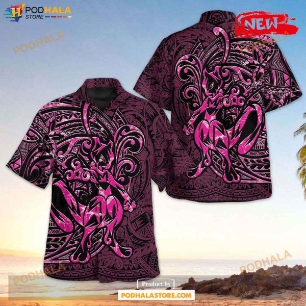 Celebi Polynesian Design Hawaiian Shirt, Tropical Shirt for Women Men