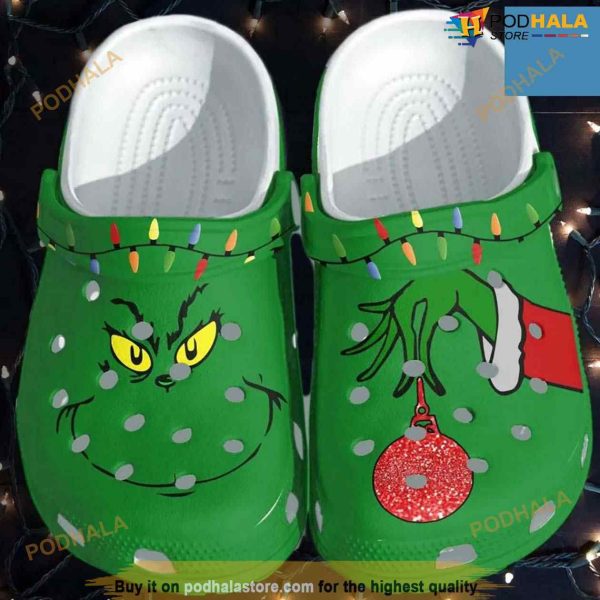Celebrate The Holidays With Grinch Christmas Crocs Clog Shoes