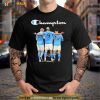 Champion Kevin Bruyne, Erling Haaland And Julian Alvarez Manchester City Fc 2023 Signatures Shirt