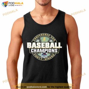 Charlotte 49ers 2023 C Usa Baseball Conference Tournament Champions Shirt 2
