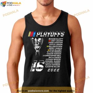 Checkered Flag 2022 Nascar Cup Series Playoffs Round Of 16 T Shirt 2