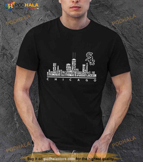 Chicago White Soxs 2023 Players Skyline Shirt