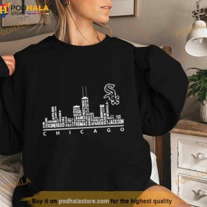 Chicago White Soxs 2023 Players Skyline Shirt 2