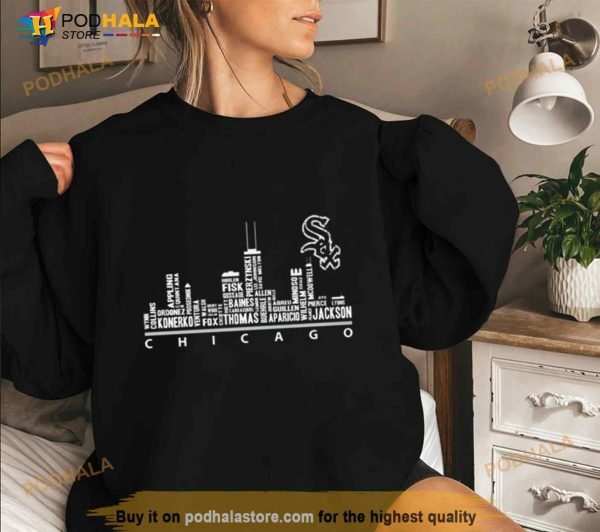 Chicago White Soxs 2023 Players Skyline Shirt
