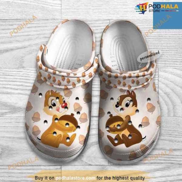 Chip And Dale Hazelnut Crocs Clog Shoes