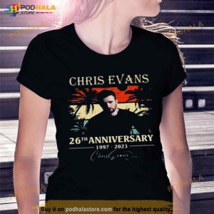 Chris Evans 26th Anniversary 1997 2023 Signature Vintage Shirt 2
