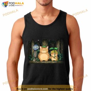 Chubby Cats Retro Ghibli Anime Illustration Shirt 2