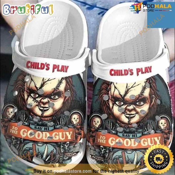 Chucky Doll Childs Play Hallowen Crocs Crocband Clogs Shoes Xs0