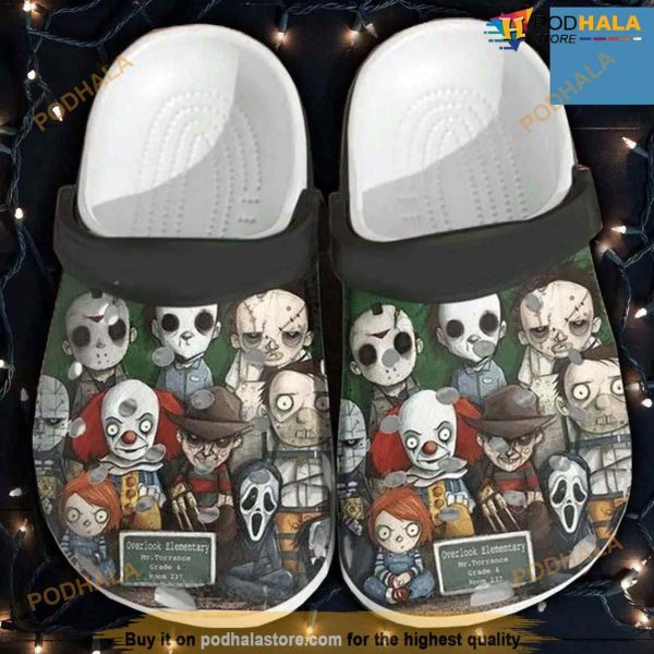 Chucky Pennywise Michael Myers Hallowen Adults Crocs Shoes Crocband Clog For Men Women