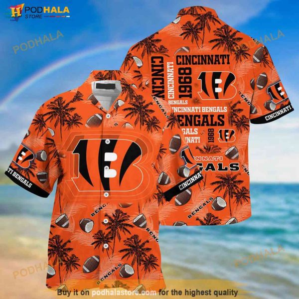 Cincinnati Bengals NFL Hawaiian Shirt, Summer Aloha Shirt For Men Women