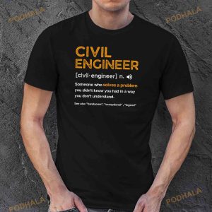 Civil Engineer Funny Definition Engineering Shirt Fathers Day Gift 3