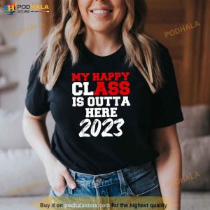 Class Of 2023 High School College 23 Senior Graduation Shirt 3