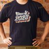 Class of 2023 High School College Senior Retro Graduation Shirt