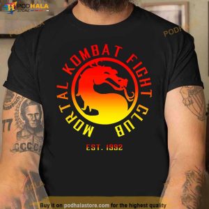 Clean Color Logo Mortal Kombat Fight Club Mortal Kombat 11 1992 Shirt 2