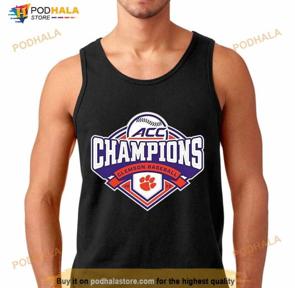 Clemson Tigers 2023 ACC Baseball Conference Tournament Champions Shirt