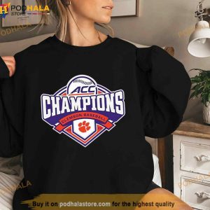 Clemson Tigers 2023 Acc Baseball Conference Tournament Champions Shirt 3