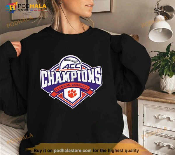 Clemson Tigers 2023 ACC Baseball Conference Tournament Champions Shirt