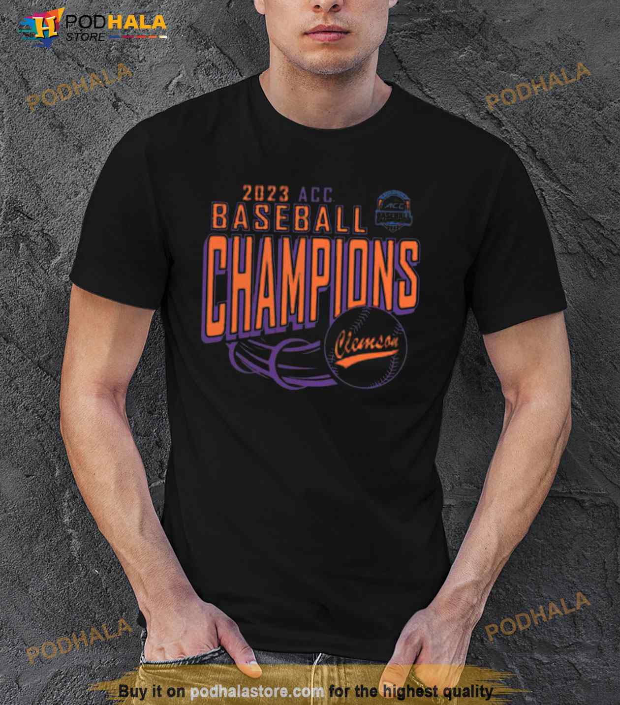 2023 Division I Champions Baseball Clemson Tigers Baseball Shirt