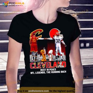 Cleveland Jim Brown Rest in Peace NFL legends the running back signatures Shirt
