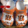 Cincinnati Bengals NFL Custom Name Clog Shoes