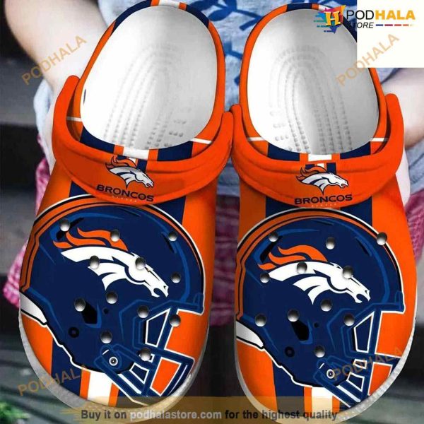 Clog Shoes Denver Broncos Team NFL Adults Crocs