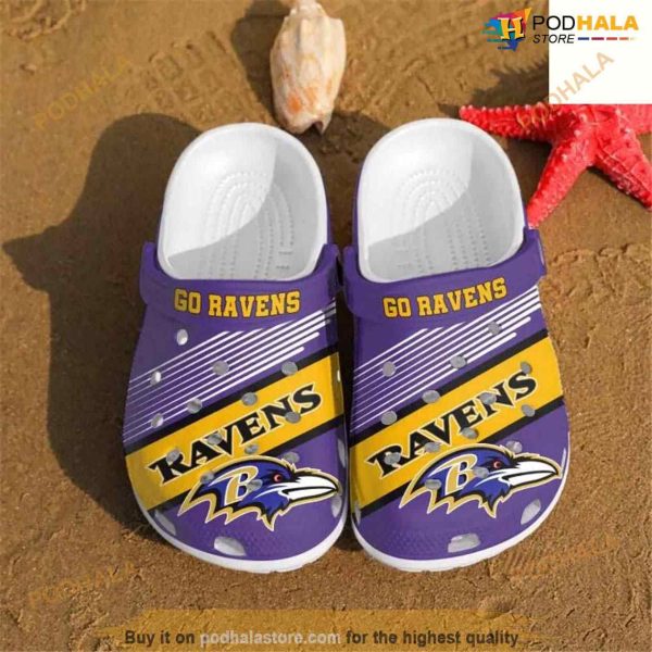 Clog Shoes NFL Football Baltimore Ravens Crocs