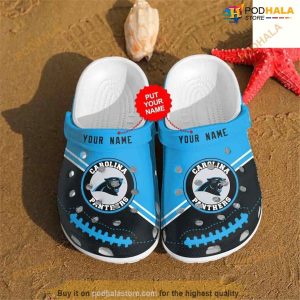 Carolina Panthers Crocs Mascot Ripped Flag Crocs Clog Shoes Gift For Family  - Family Gift Ideas That Everyone Will Enjoy