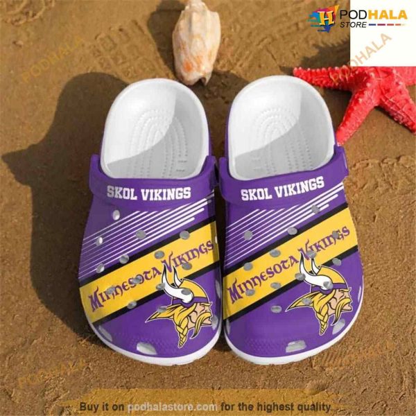 Clog Shoes NFL Football Minnesota Vikings Crocs