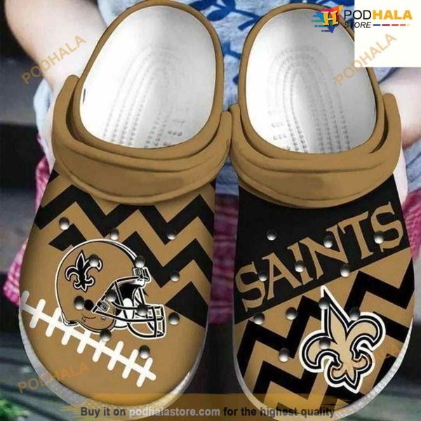 Clog Shoes New Orleans Saints NFL Adults Crocs