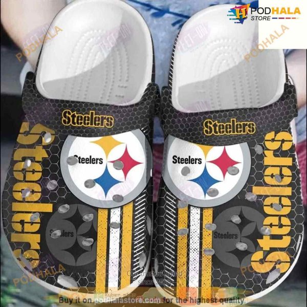 Clog Shoes Pittsburgh Steelers Black NFL Crocs