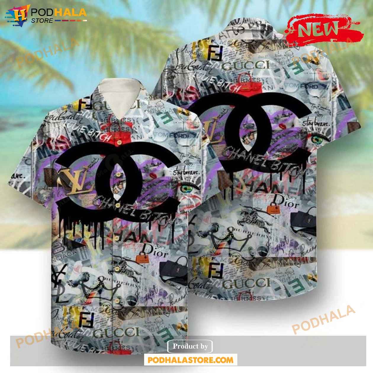Cn Fashion Island Luxury Clothing Clothes Outfit Chanel For Men Women  Hawaiian Shirt - Bring Your Ideas, Thoughts And Imaginations Into Reality  Today