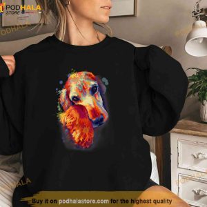 Cocker Spaniel Take My Hand And Say Love Me Splash Art Trending Shirt