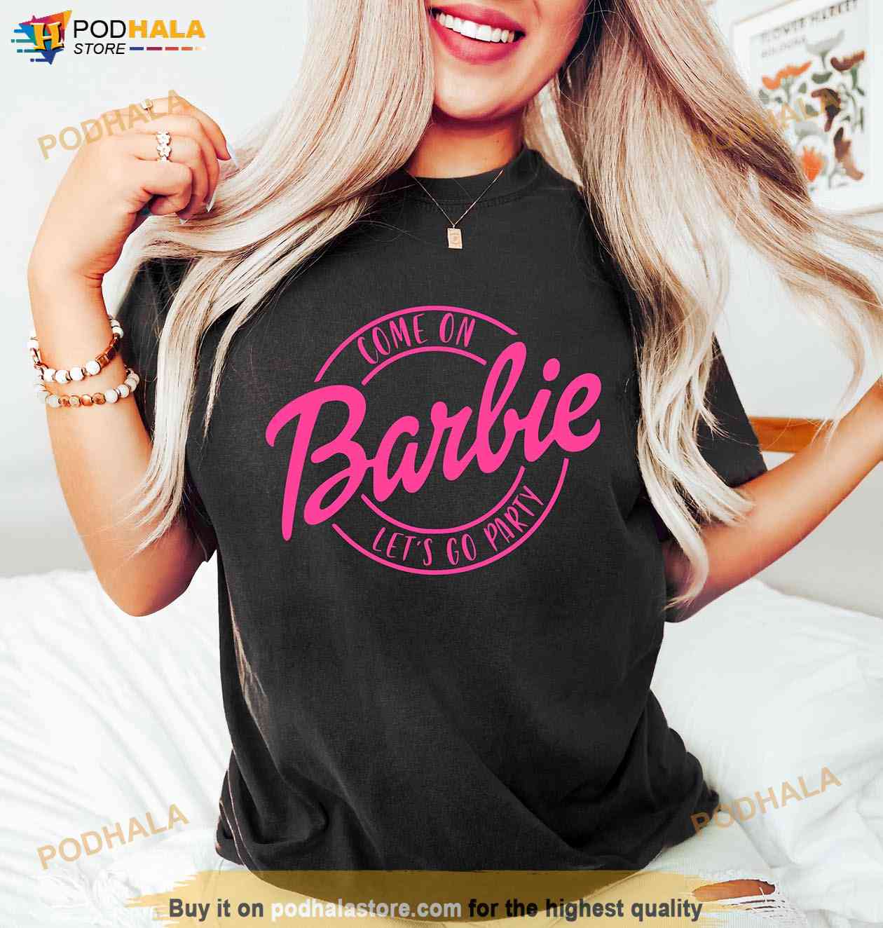 Come On Let's Go Party Shirt, Doll Baby Girl Birthday Party TShirt Come On Let's Go Party Shirt, Doll Baby Girl Birthday Party TShirt