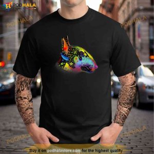 Cool Bull Terrier Hippie Style Trending Shirt 3