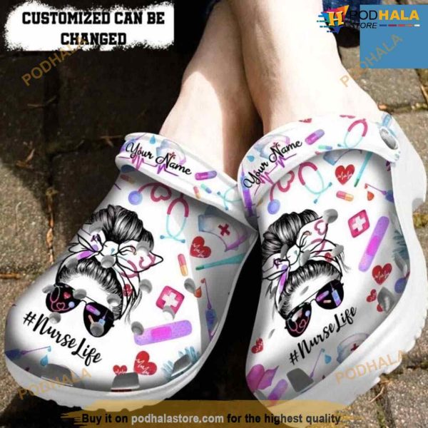 Cool Nurse Life Crocs Clog Shoes Shoes Birthday Gift Wife Daughter