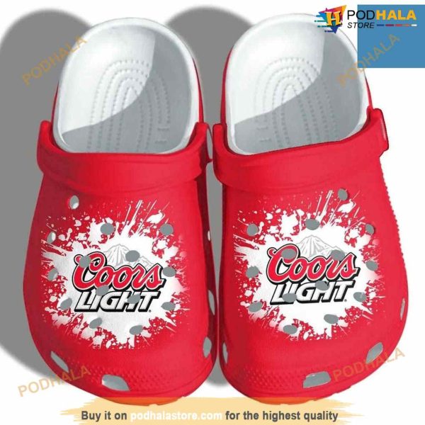 Coors Light Beer Lovers Crocs Crocband Clog Shoes