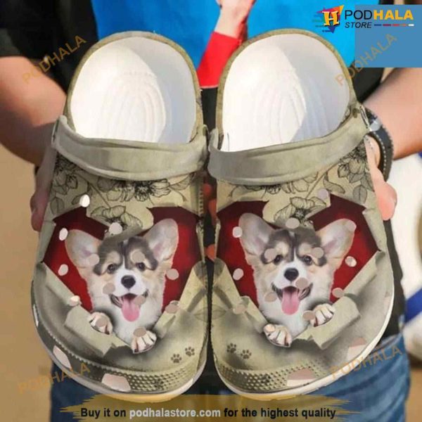 Corgi They Steal My Heart Crocs Clog Shoes Clog Gifts Clog For Men Women