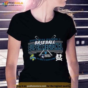 Cougars Vs Pioneers 2023 Ncaa Division Iii Baseball Super Regional The Road To Cedar Rapids Shirt 2