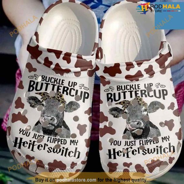Cow Personalize Clog Custom Crocs Fashionstyle Comfortable For Women Men Kid Print 3d