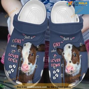 Cow Personalize Crocs Clog Custom Fashion Style For Women Men Kid Print 3d Love Cows A Lot