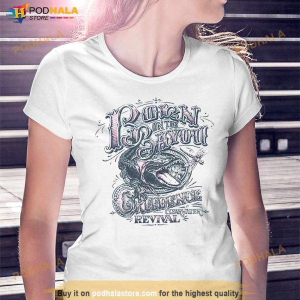 Creedence Clearwater Revival Born In The Bayou Classic T Shirt