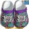 Creepy Tie Dye Trick Or Treat Crocs Shoes Clogs For Brother Halloween