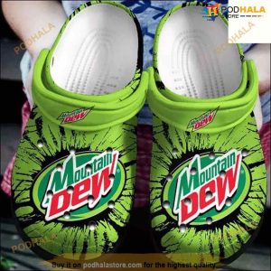 Crocs Shoes Moutain Dew Drink Adults
