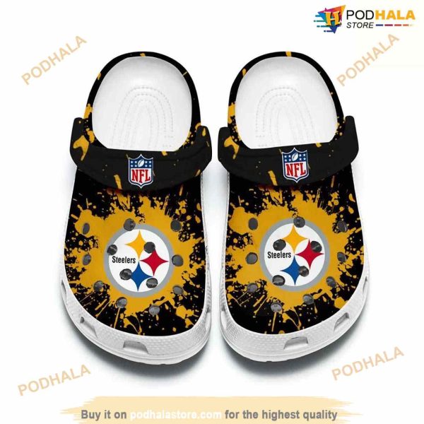 Crocs Shoes NFL Football Pittsburgh Steelers